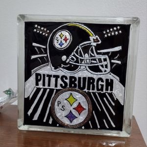 Steelers Glass Block light
